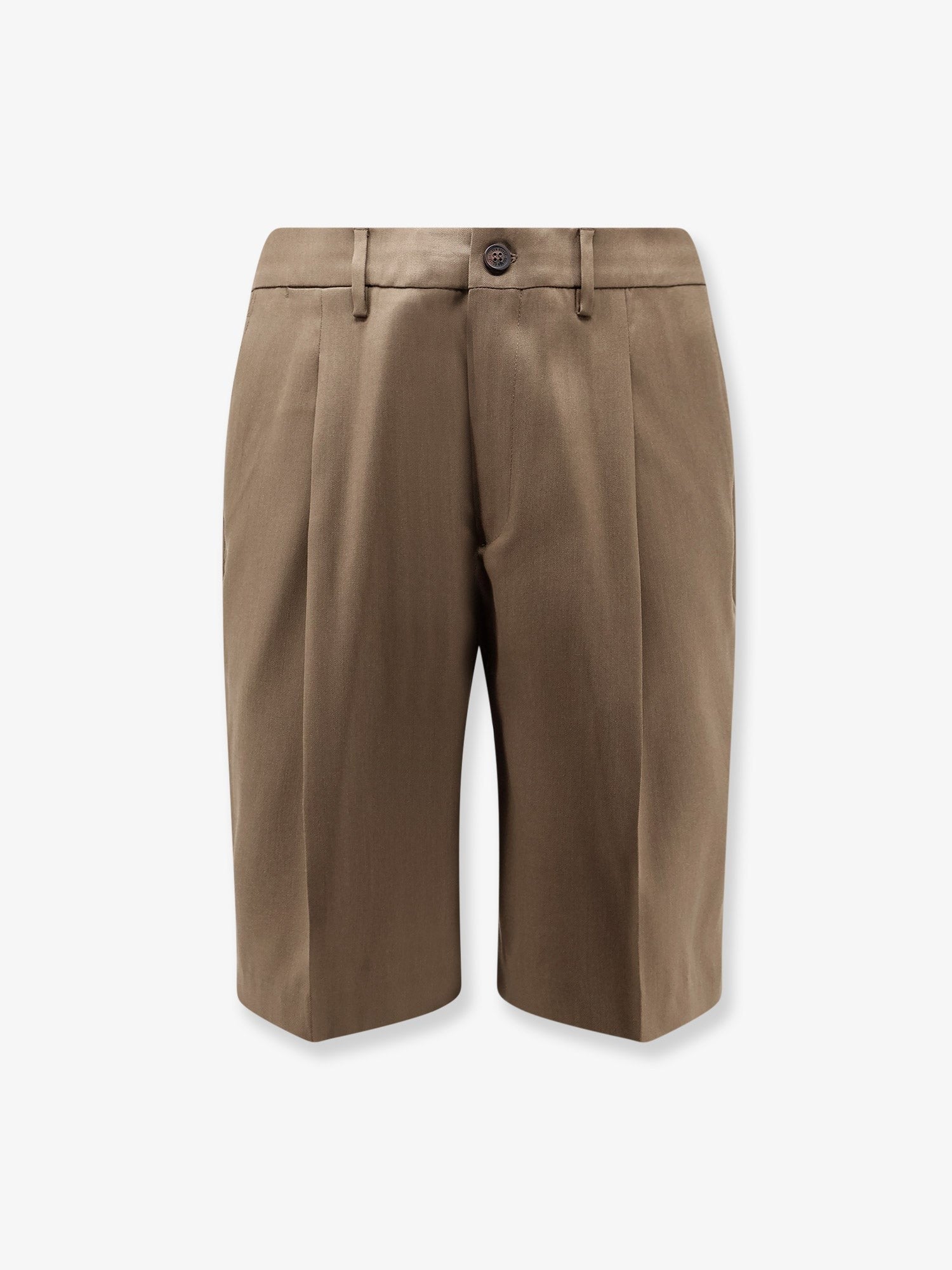 Golden Goose Men's Virgin Wool Shorts Brown