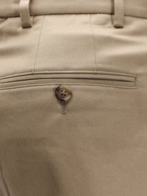 Ami Paris Men's Virgin Wool Shorts Beige