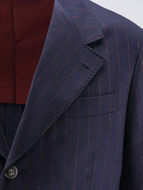 Brunello Cucinelli Men's Virgin Wool Suit Blue