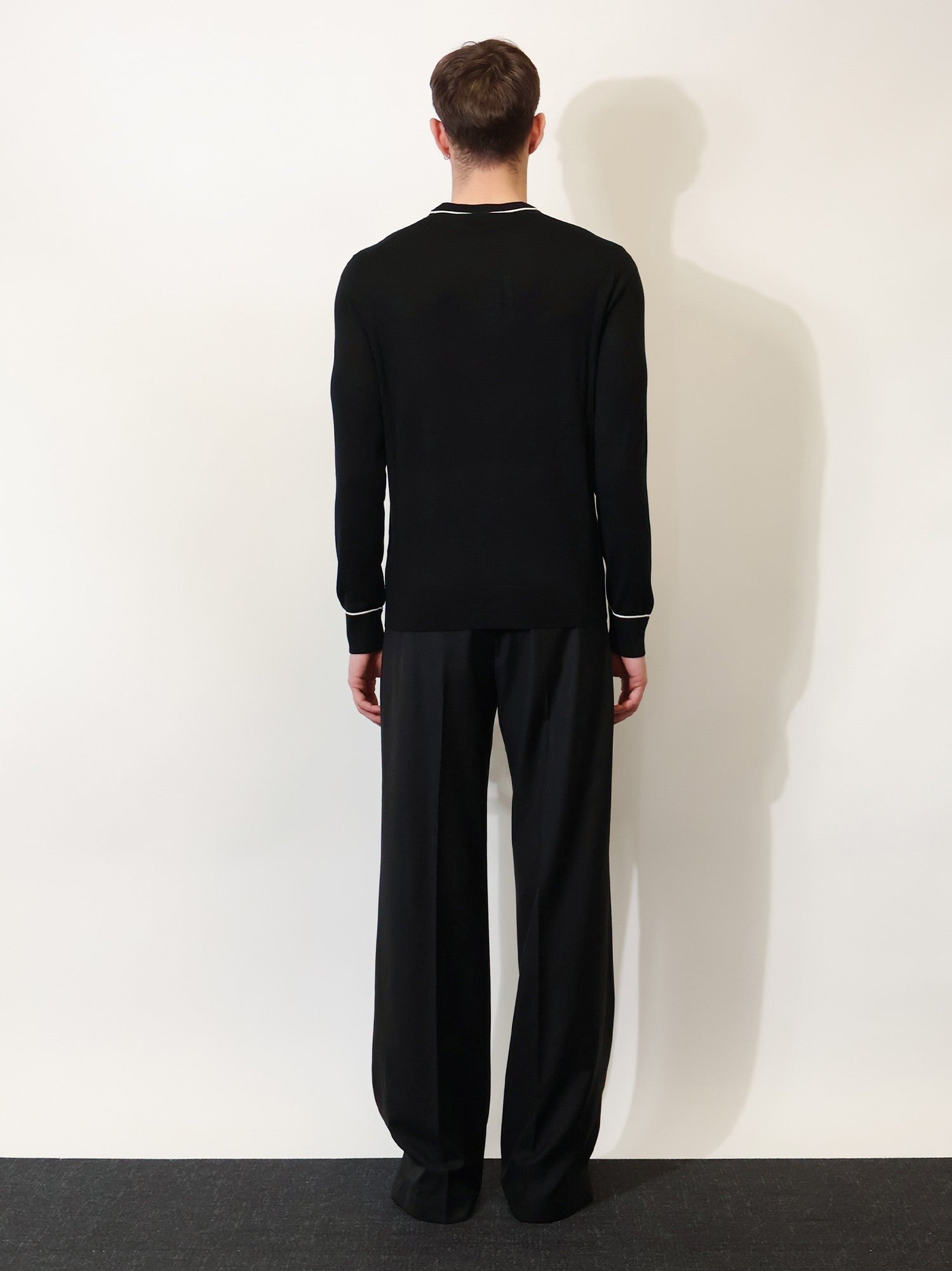 Dolce &amp; Gabbana Men's Virgin Wool Sweater Black