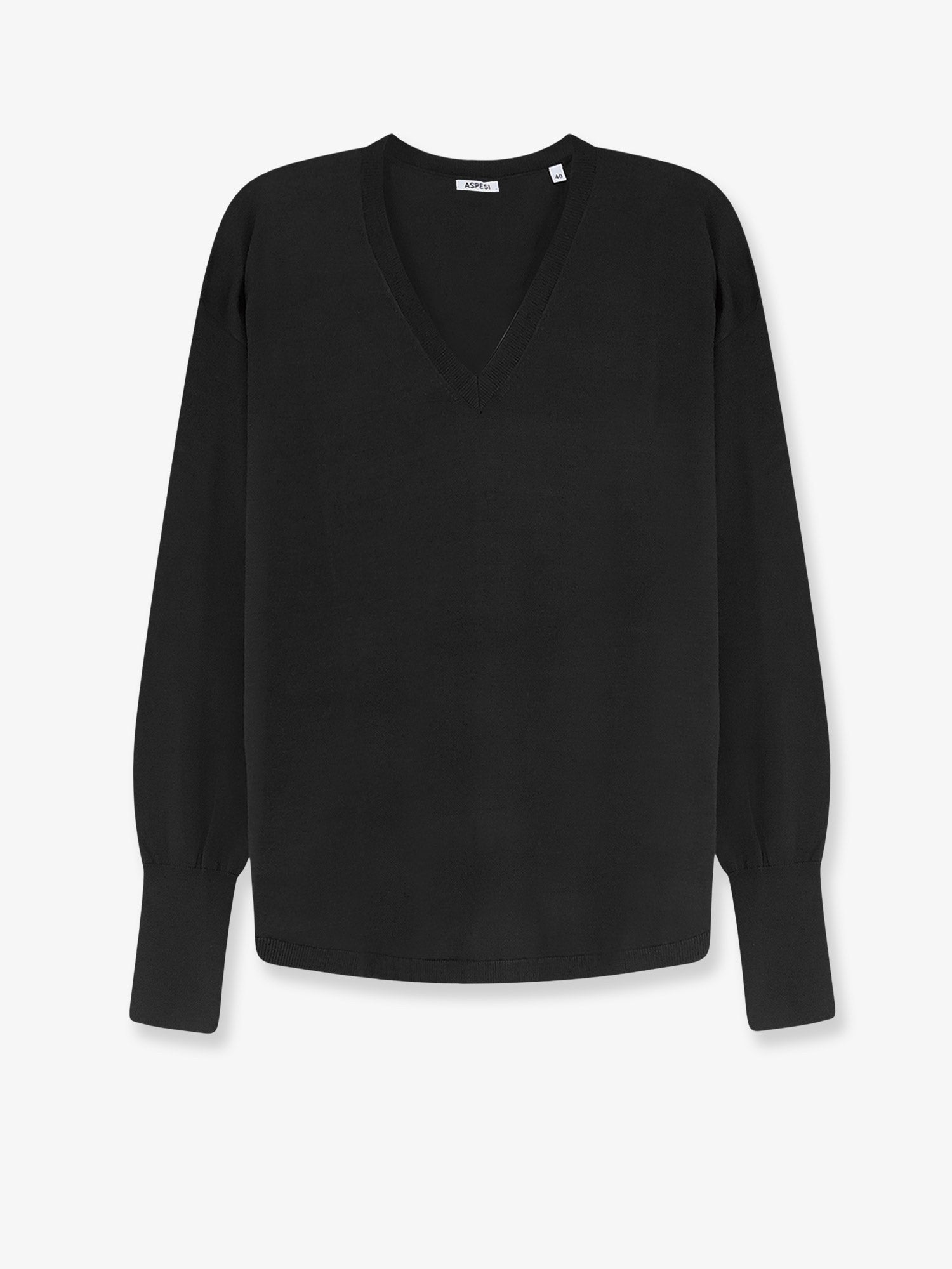 ASPESI Women's Virgin Wool Sweater Black