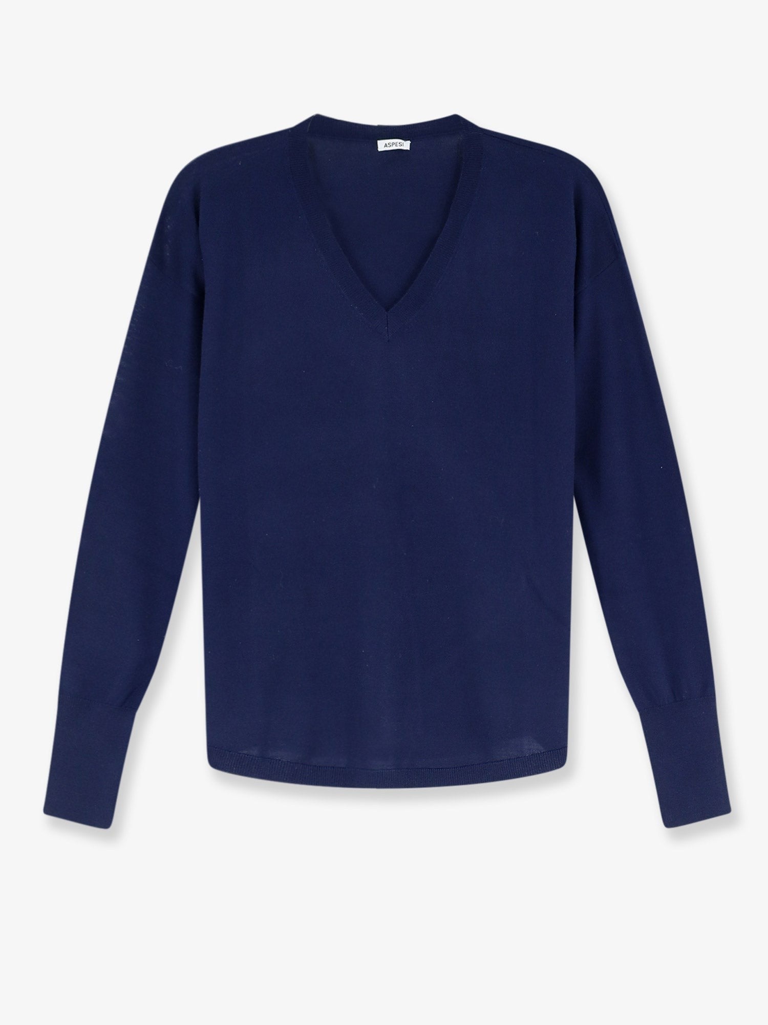 ASPESI Women's Virgin Wool Sweater Blue