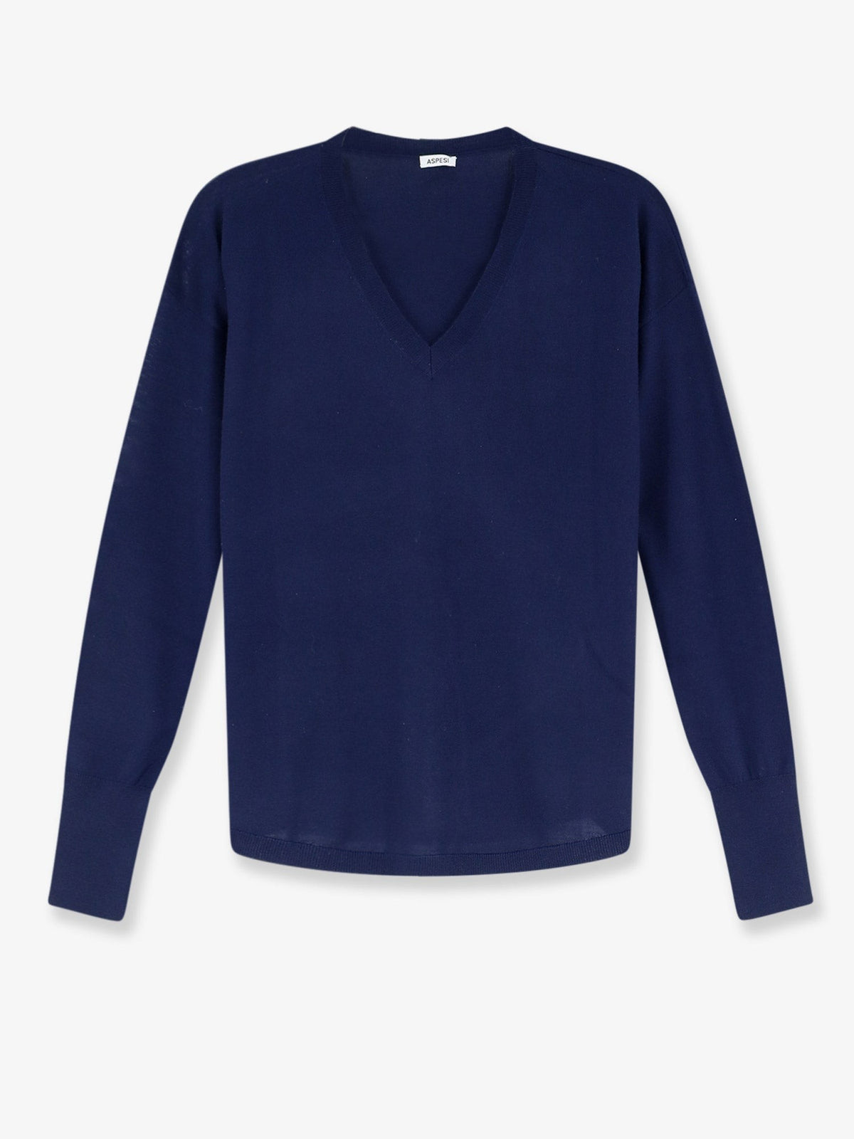 ASPESI Women's Virgin Wool Sweater Blue