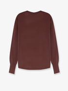 ASPESI Women's Virgin Wool Sweater Brown, view 2