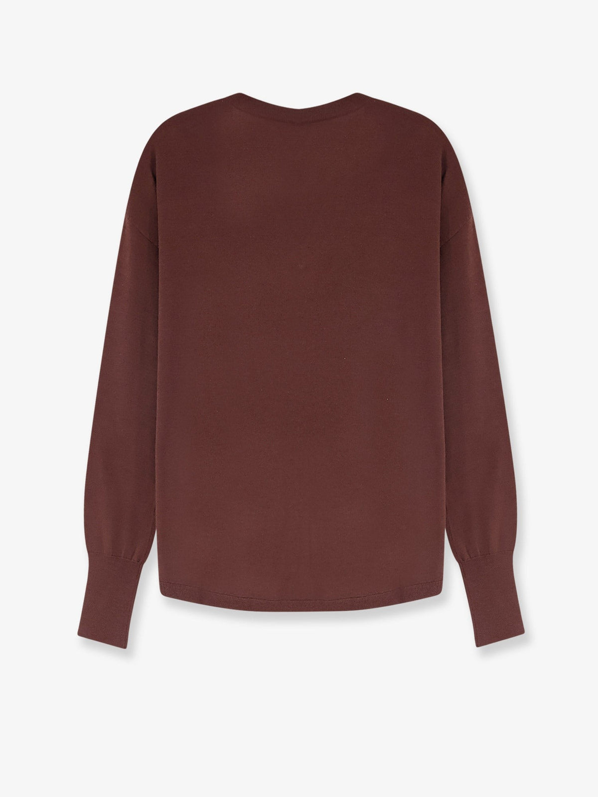 ASPESI Women's Virgin Wool Sweater Brown, view 2