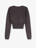 Rick Owens Women's Virgin Wool Sweater Grey, view 2