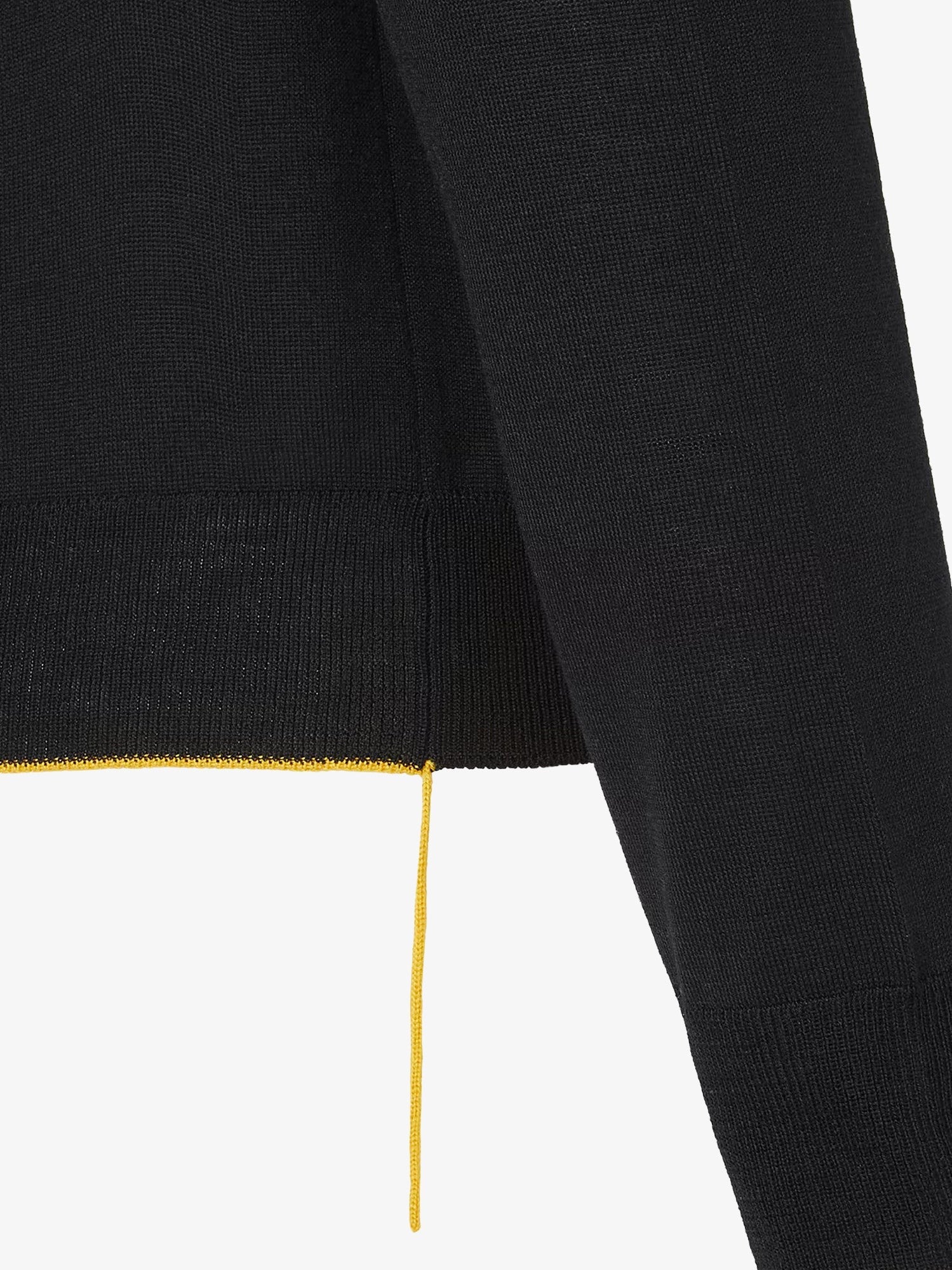 Fendi Men's Virgin Wool Sweater Black