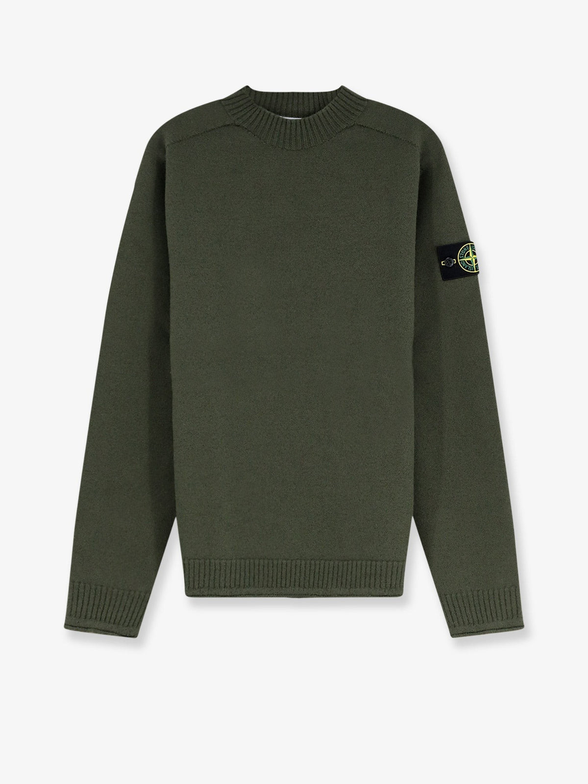 Stone Island Men's Virgin Wool Sweater Green