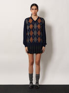Miu Miu Women's Virgin Wool Sweater Blue, view 3
