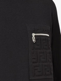 Fendi Men's Virgin Wool Sweater Black