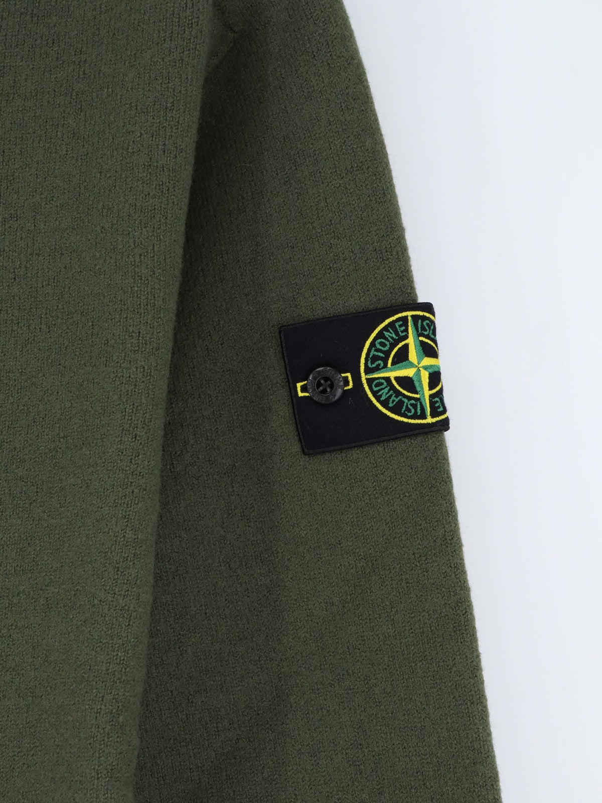 Stone Island Men's Virgin Wool Sweater Green