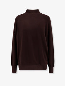 ASPESI Women's Virgin Wool Sweater Brown ASPESI
