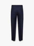 Fendi Men's Virgin Wool Trousers Blue