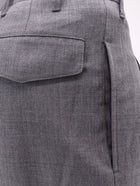 Ami Paris Men's Virgin Wool Trousers Grey, view 3