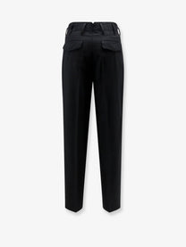 Ami Paris Men's Virgin Wool Trousers Black