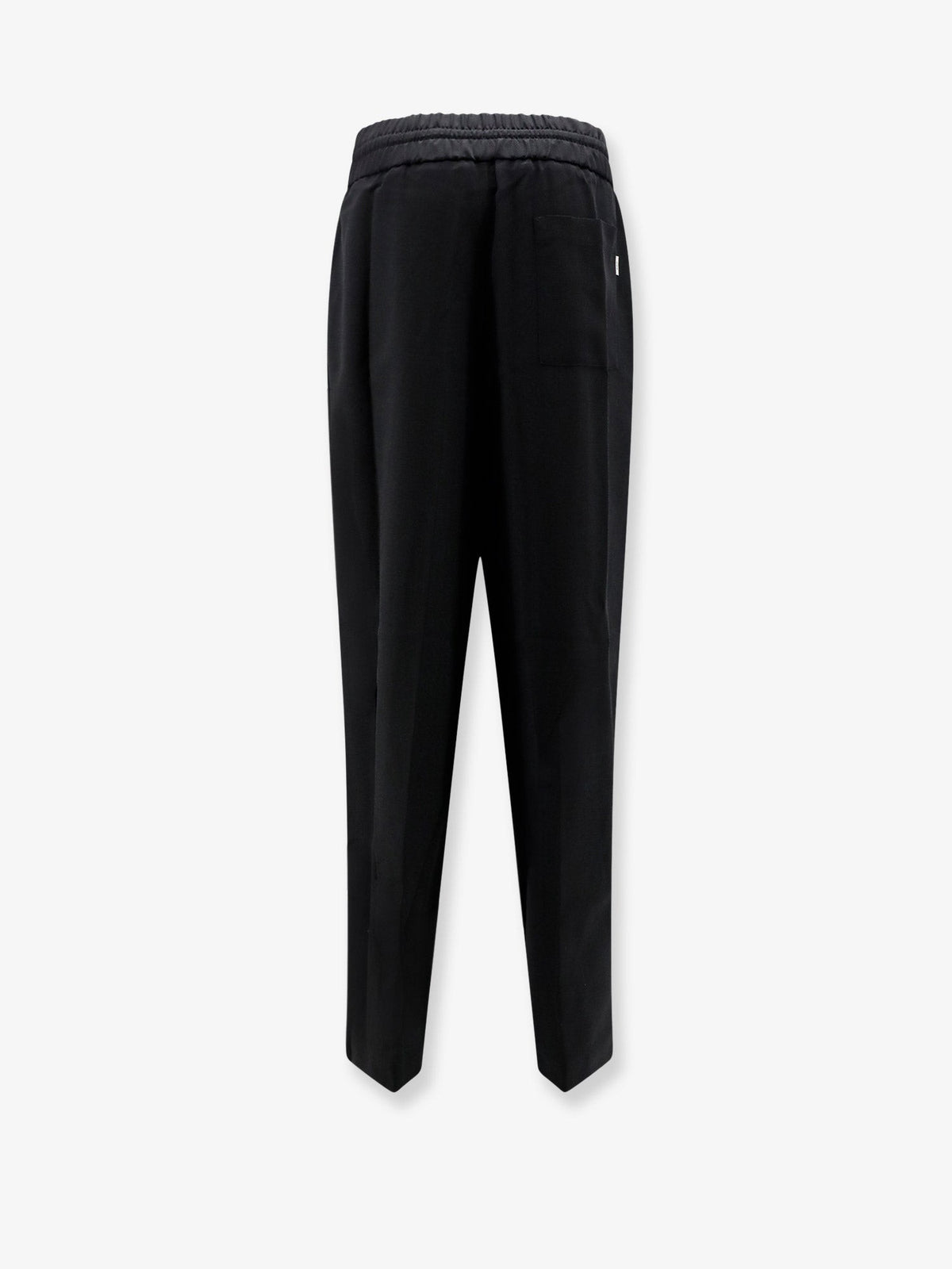 Ami Paris Men's Virgin Wool Trousers Black