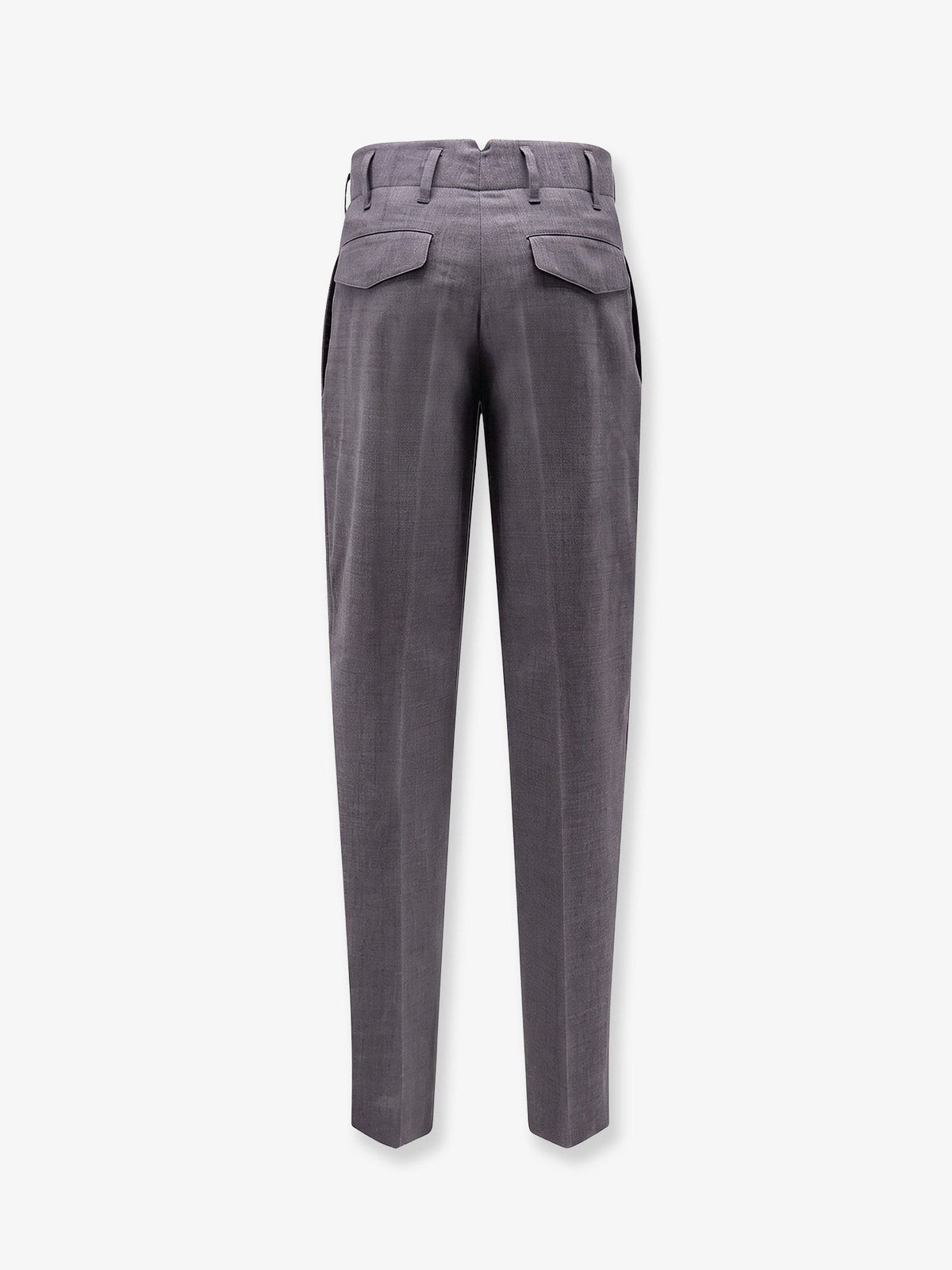 Ami Paris Men's Virgin Wool Trousers Grey, view 2