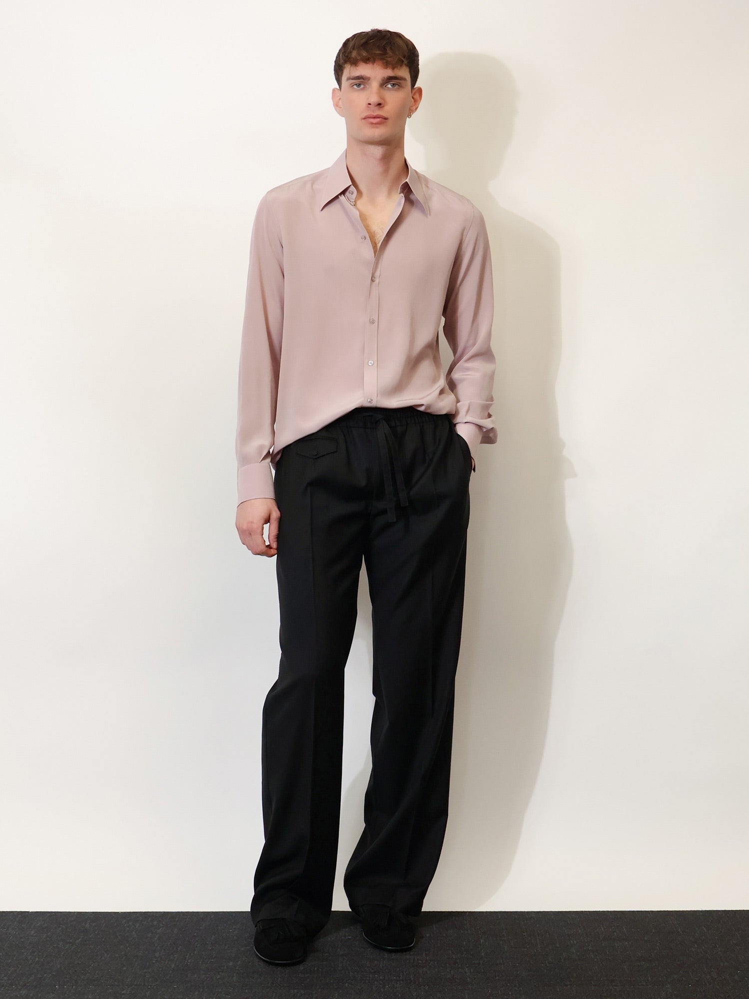 Dolce &amp; Gabbana Men's Virgin Wool Trousers Black