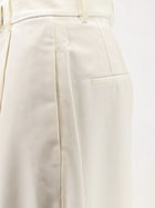 Rohe Women's Virgin Wool Trousers White, view 3