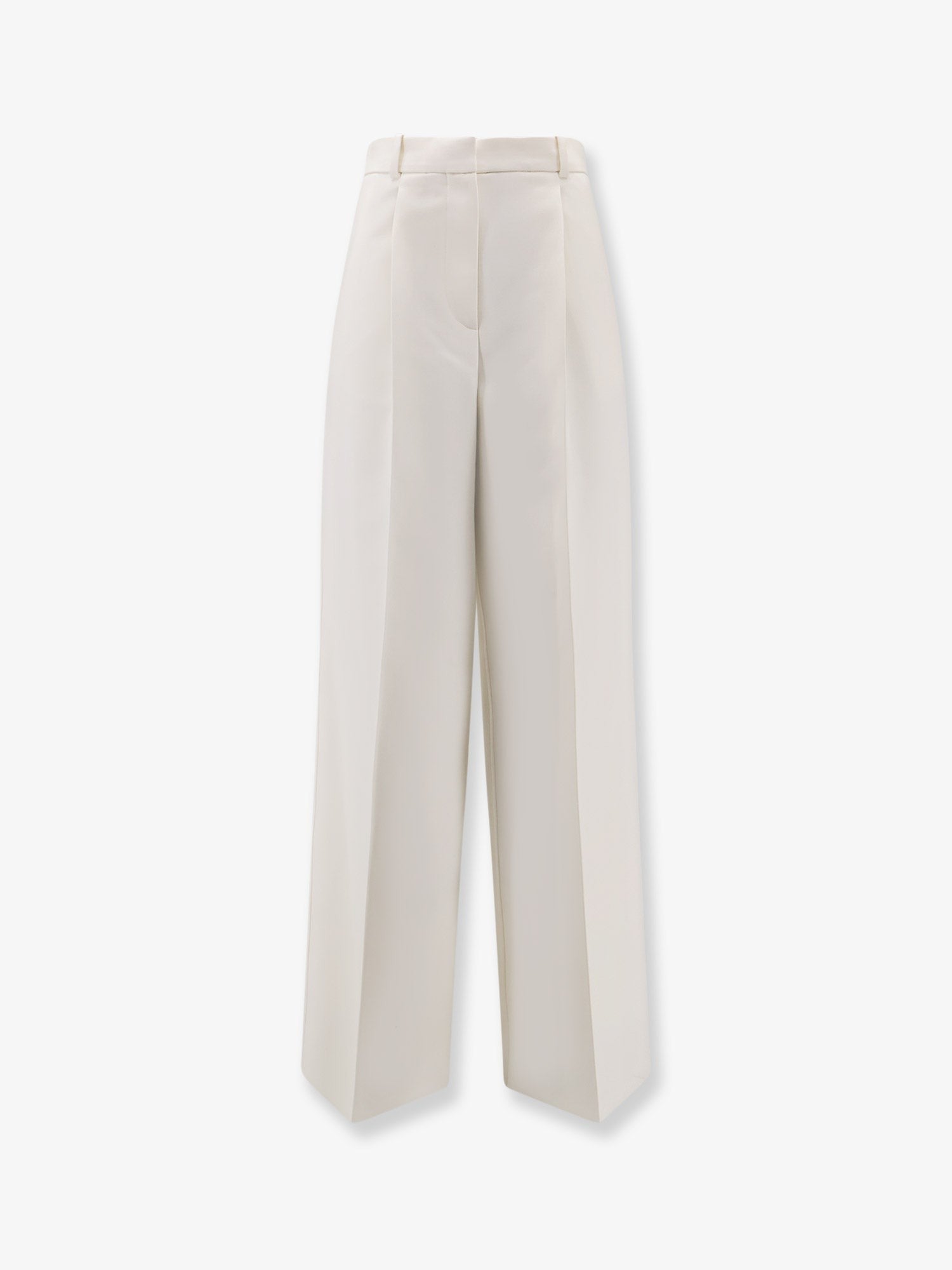 Dior Women's Virgin Wool Trousers Beige Dior