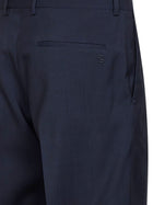 Fendi Men's Virgin Wool Trousers Blue