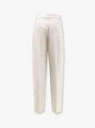 Rohe Women's Virgin Wool Trousers White, view 2