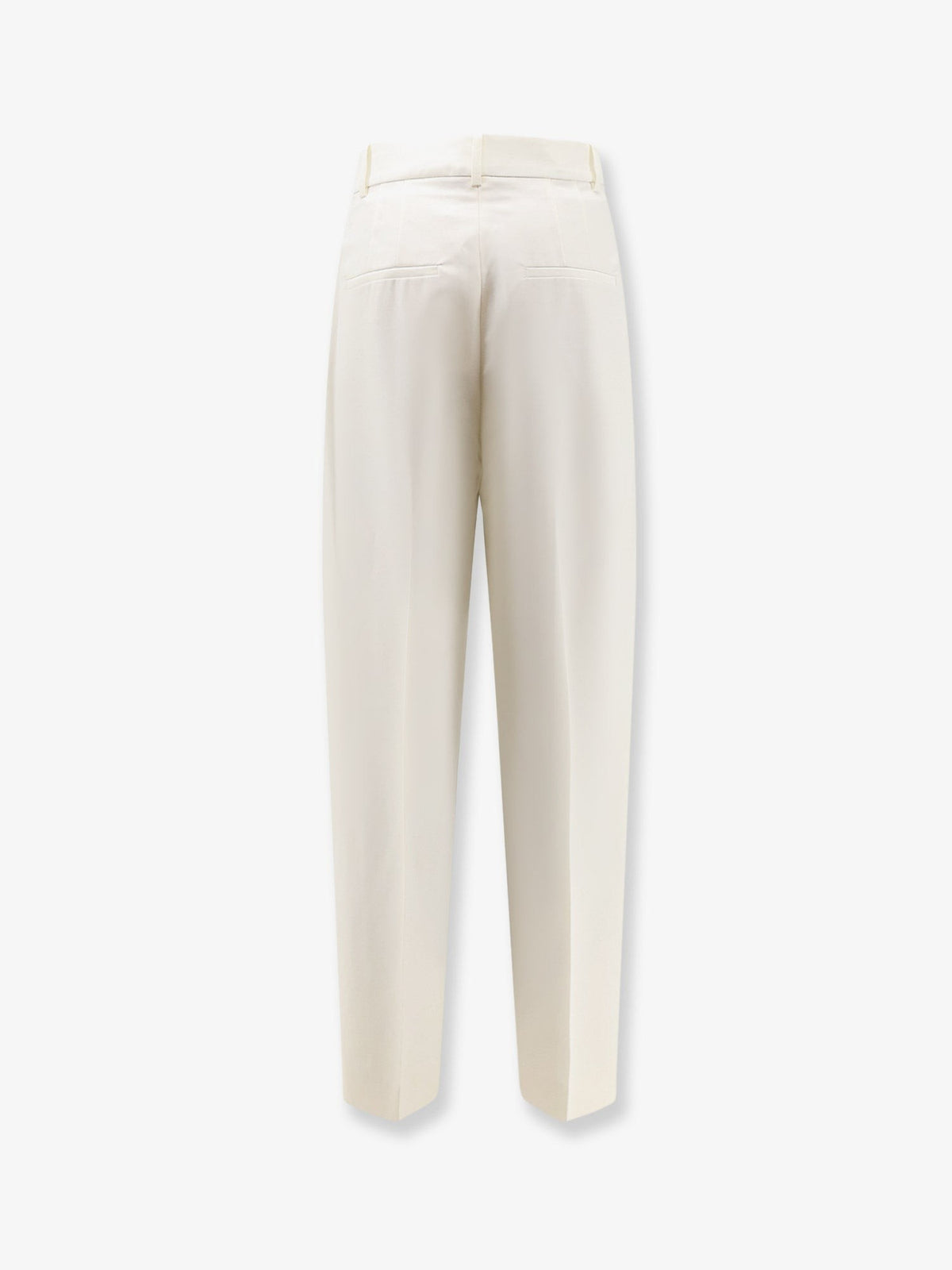 Rohe Women's Virgin Wool Trousers White, view 2