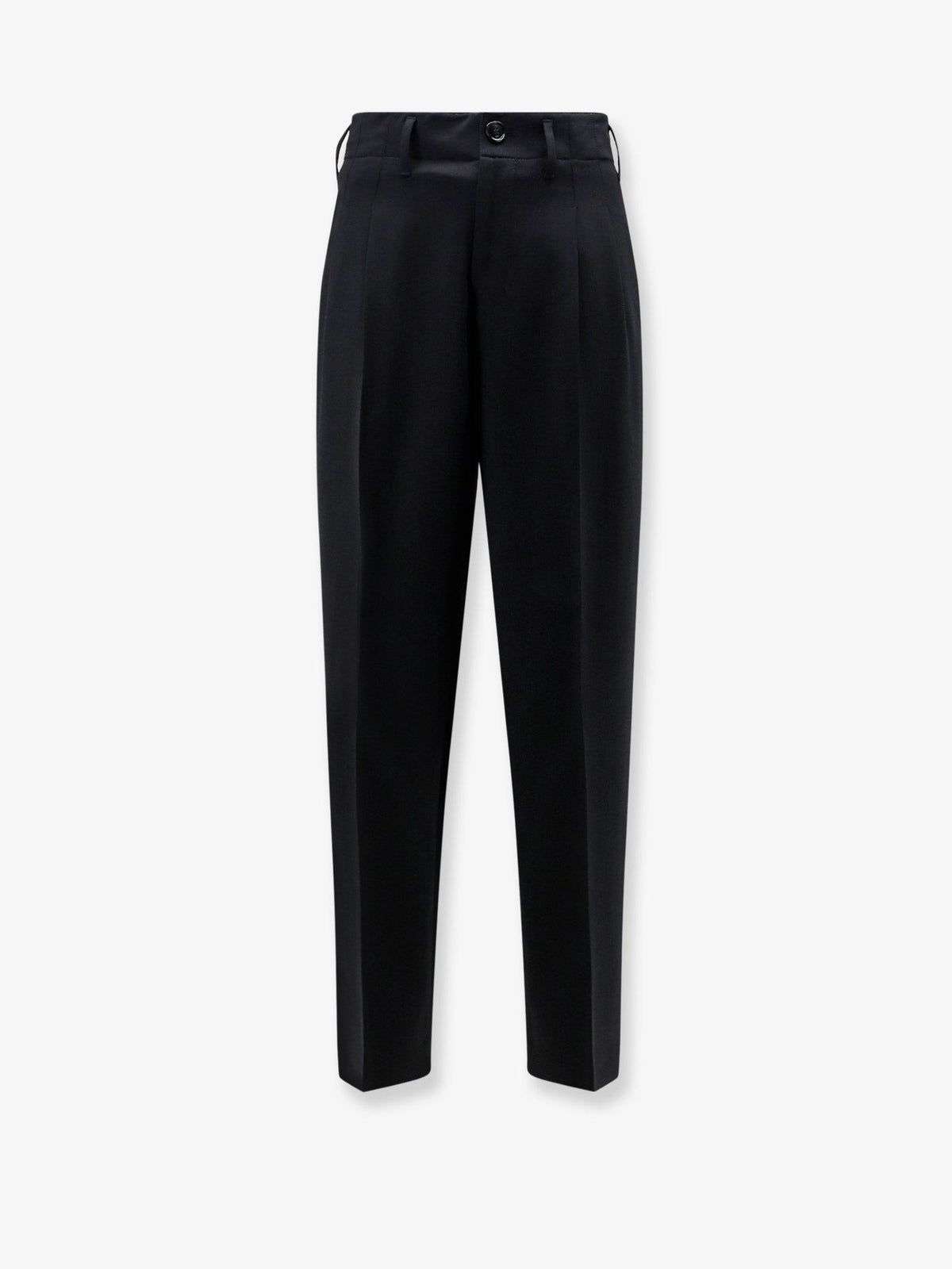 Ami Paris Men's Virgin Wool Trousers Black