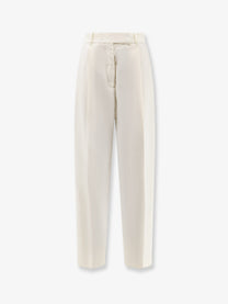Rohe Women's Virgin Wool Trousers White
