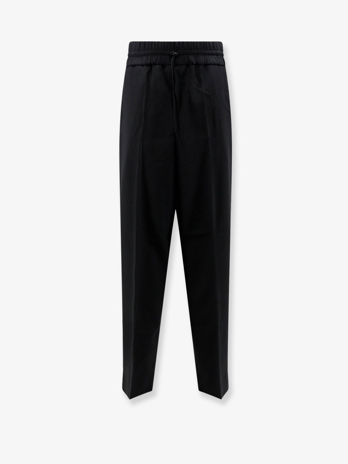 Ami Paris Men's Virgin Wool Trousers Black