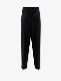 Ami Paris Men's Virgin Wool Trousers Black