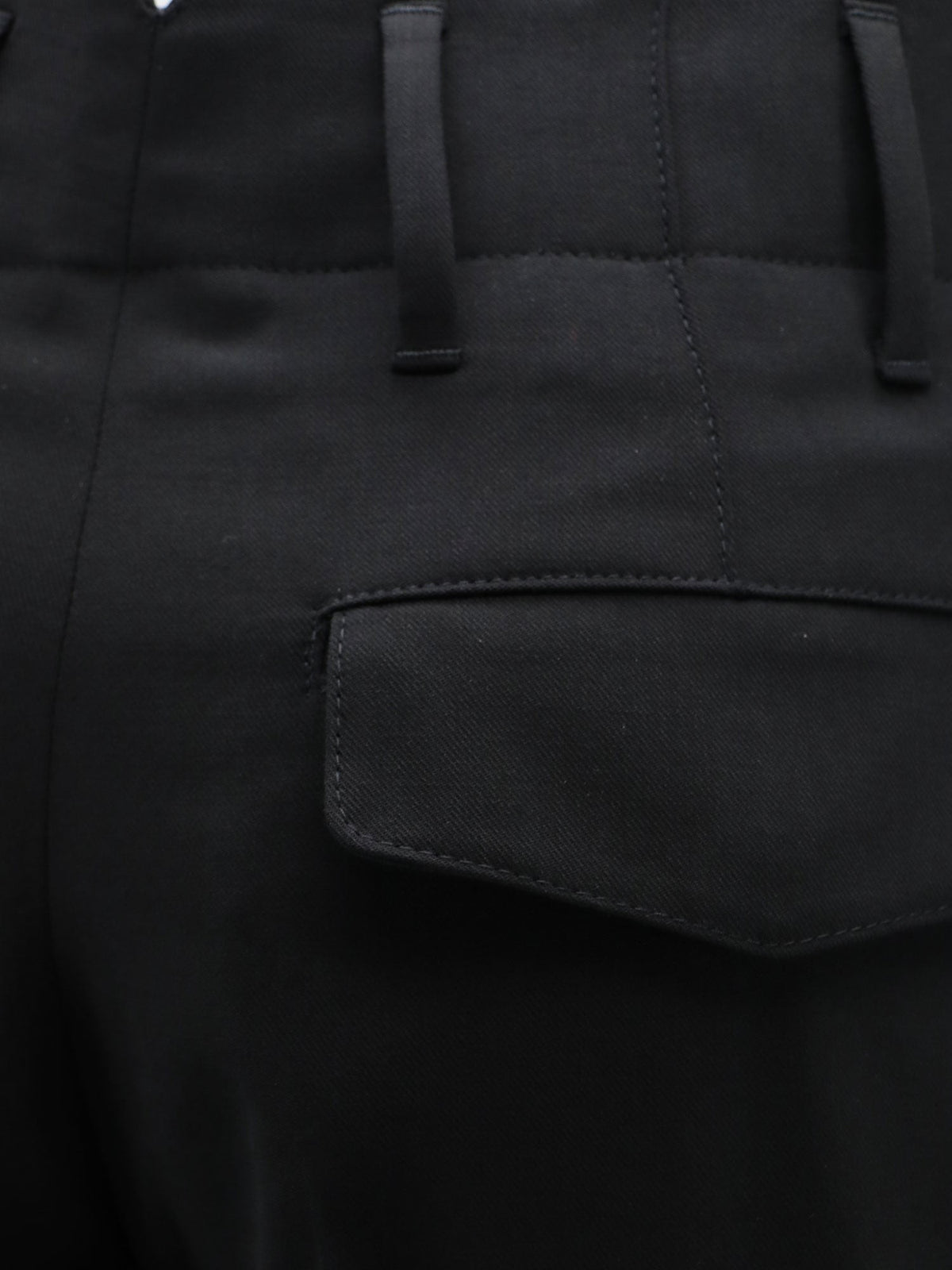 Ami Paris Men's Virgin Wool Trousers Black, view 3