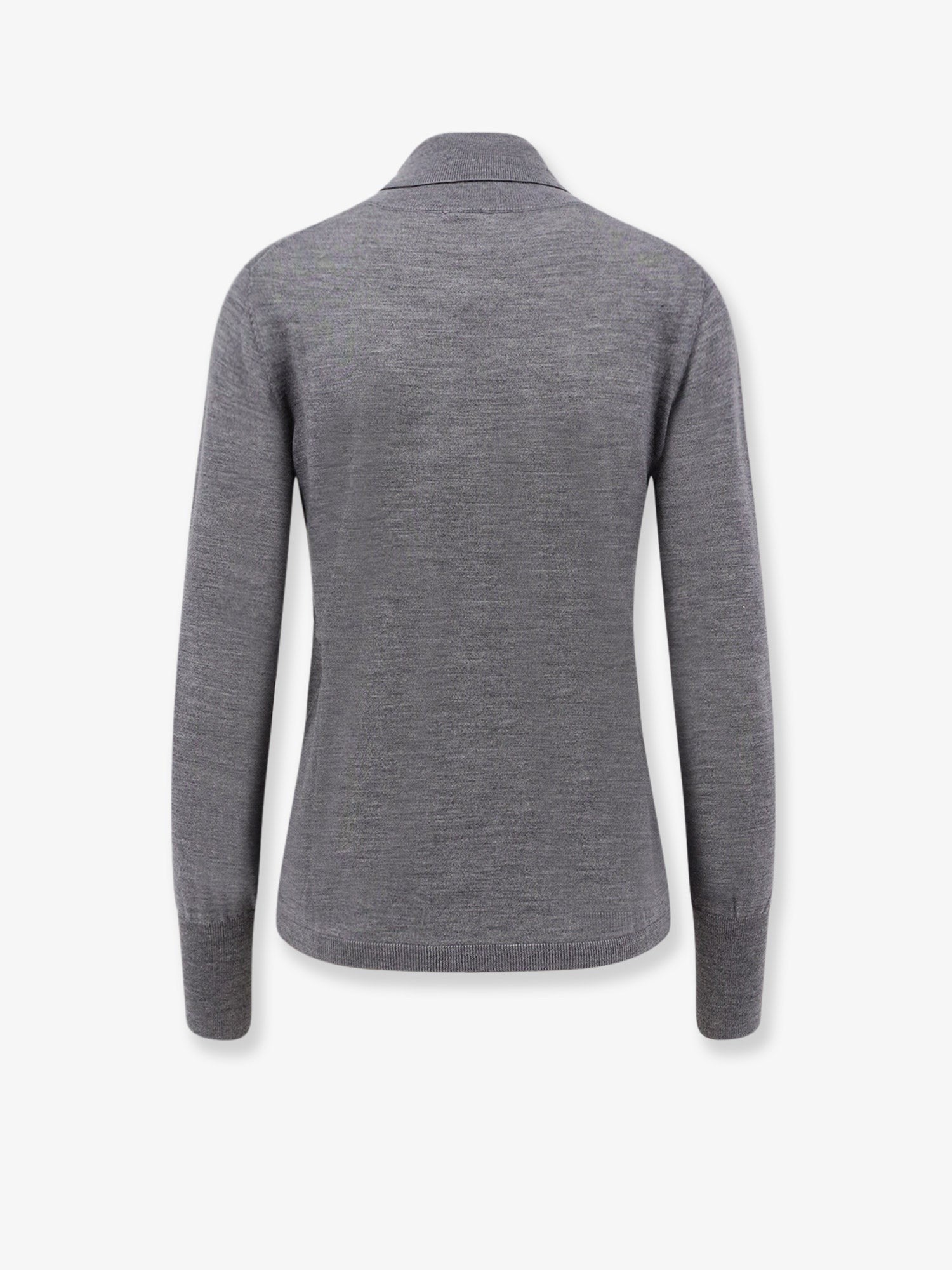 ASPESI Women's Virgin Wool Turtlenck Sweater Grey ASPESI