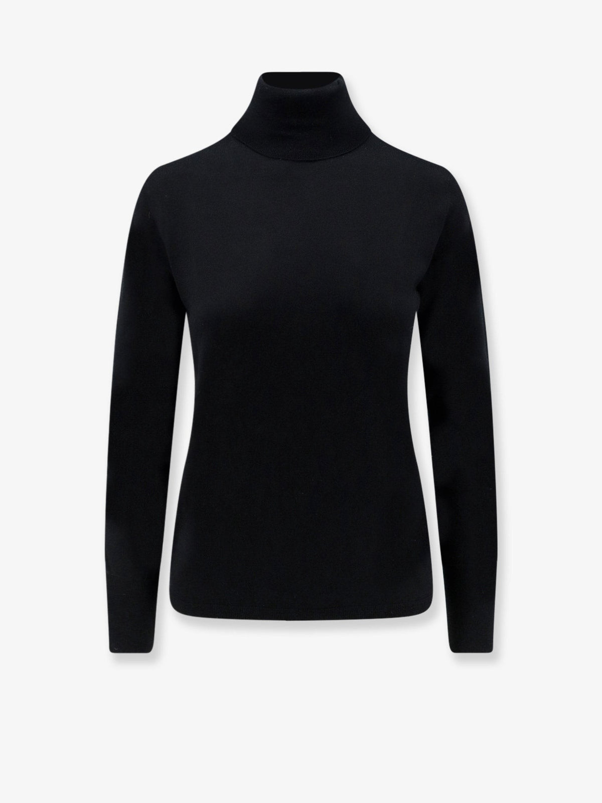 ASPESI Women's Virgin Wool Turtleneck Sweater Black