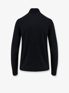 ASPESI Women's Virgin Wool Turtleneck Sweater Black, view 2