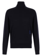 Dolce &amp; Gabbana Virgin Wool Turtleneck Sweater Blue