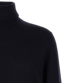 Dolce &amp; Gabbana Virgin Wool Turtleneck Sweater Blue