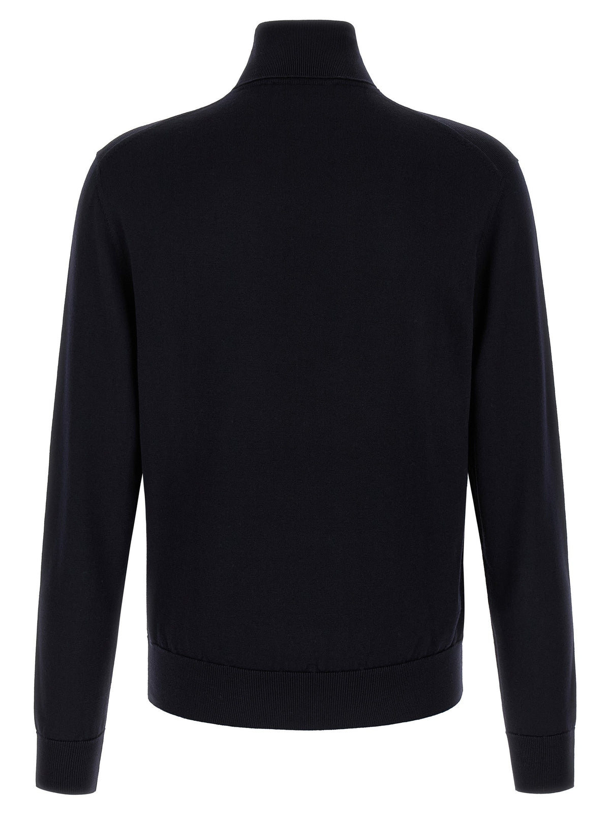 Dolce &amp; Gabbana Virgin Wool Turtleneck Sweater Blue