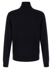 Dolce &amp; Gabbana Virgin Wool Turtleneck Sweater Blue