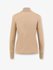 ASPESI Women's Virgin Wool Turtleneck Beige