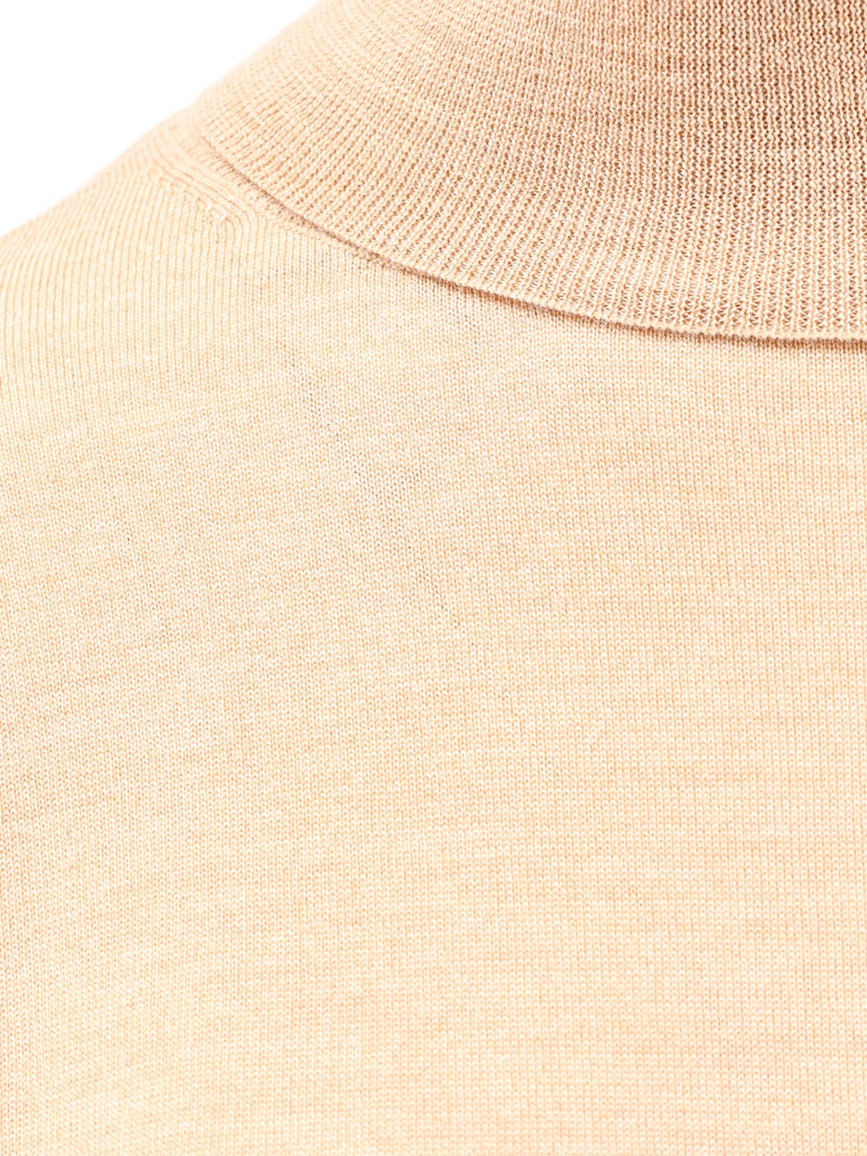 ASPESI Women's Virgin Wool Turtleneck Beige