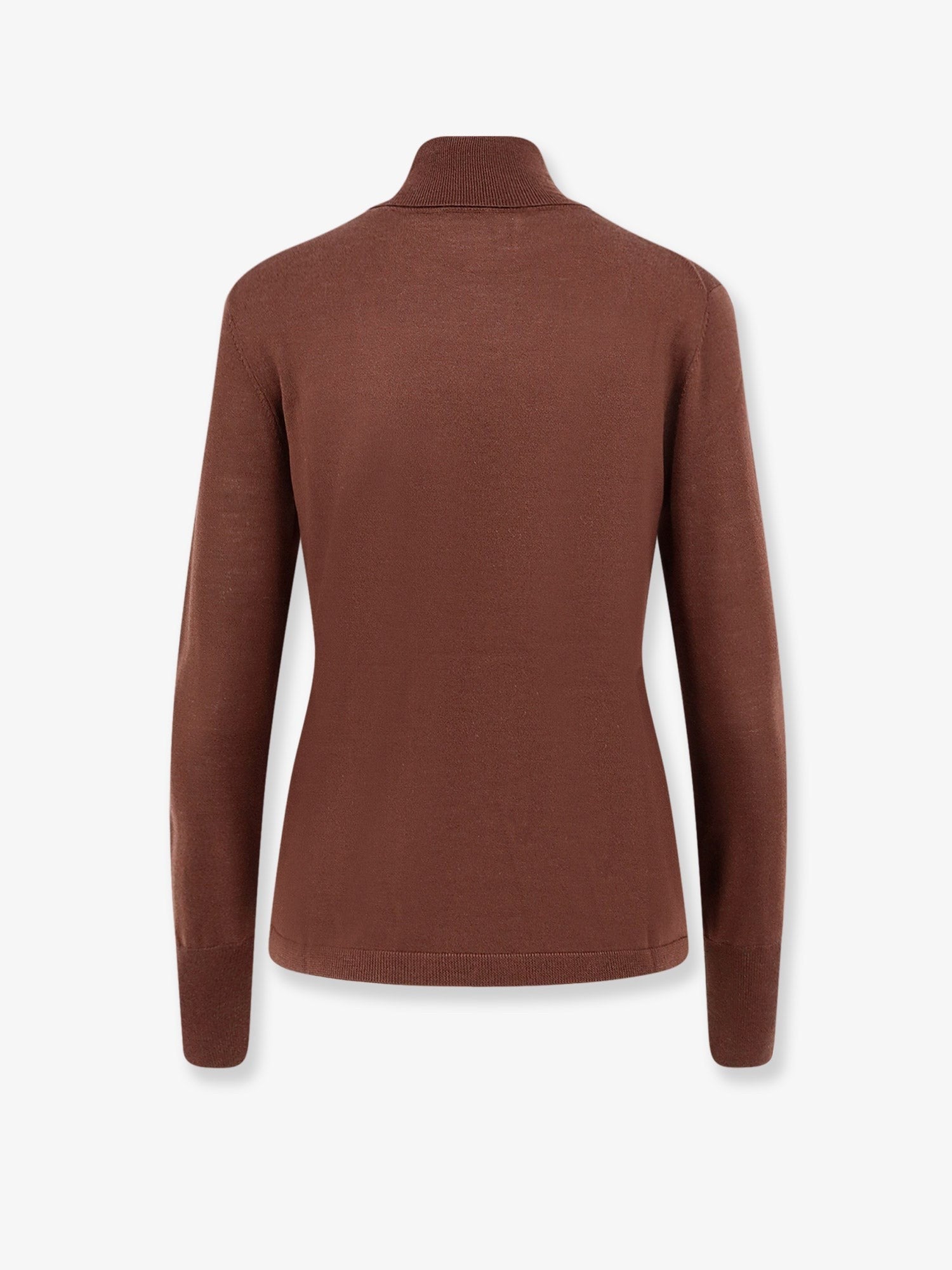 ASPESI Women's Virgin Wool Turtleneck Brown