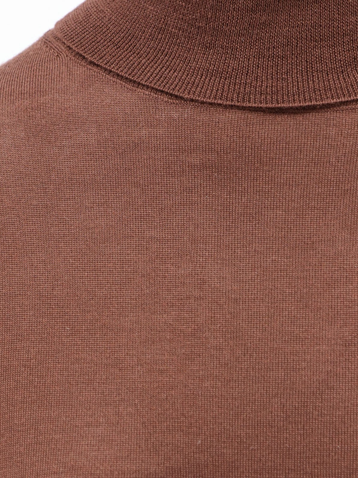 ASPESI Women's Virgin Wool Turtleneck Brown