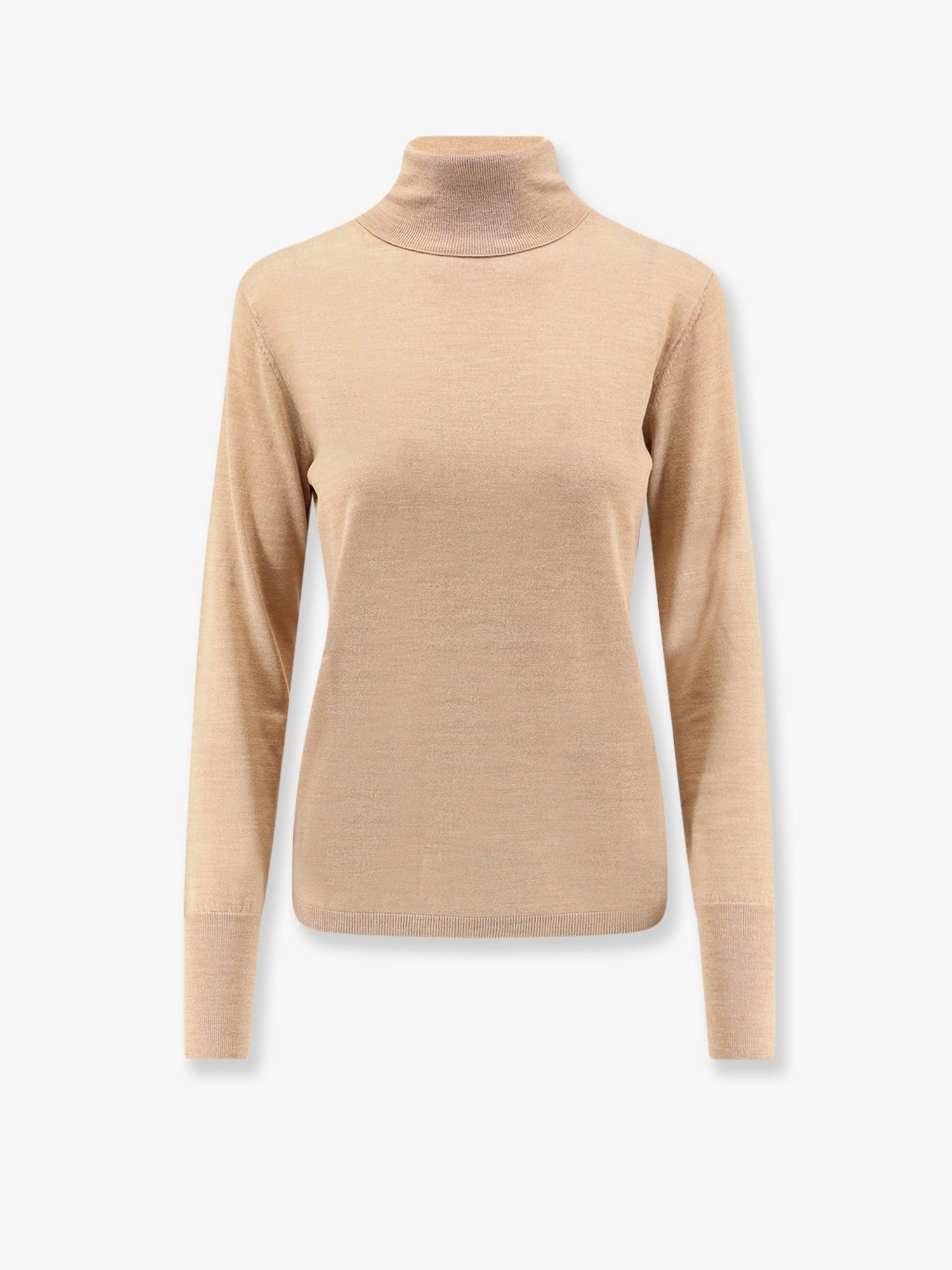 ASPESI Women's Virgin Wool Turtleneck Beige