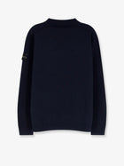 Stone Island Men's Virigin Wool Sweater Blue, view 2
