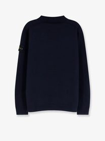 Stone Island Men's Virigin Wool Sweater Blue