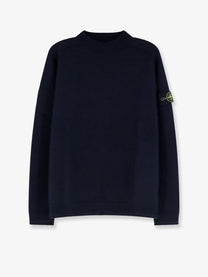 Stone Island Men's Virigin Wool Sweater Blue