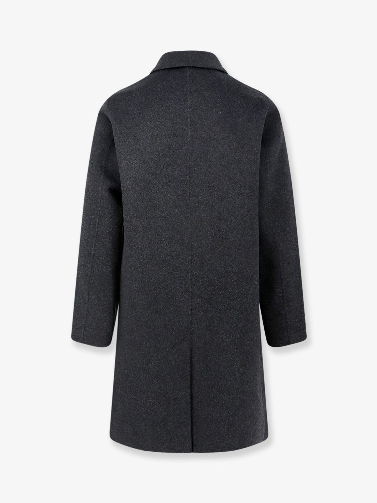 ASPESI Men's Virtuoso Double Wool Coat Grey, view 2