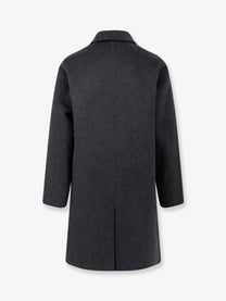 ASPESI Men's Virtuoso Double Wool Coat Grey, view 2