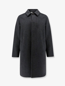 ASPESI Men's Virtuoso Double Wool Coat Grey
